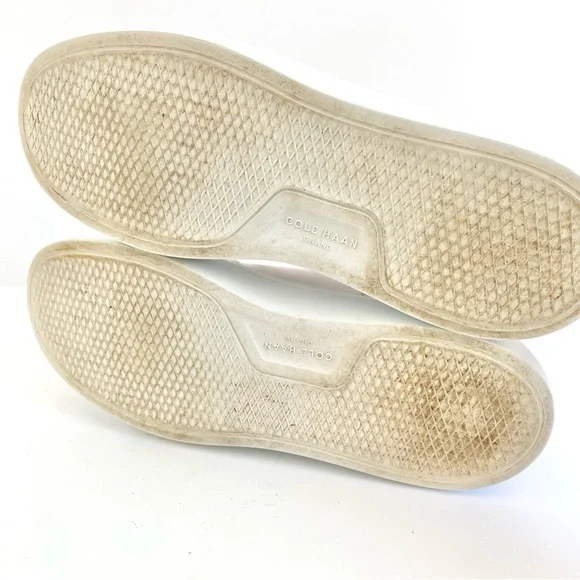 Cole Haan Grandpro Rally Court Leather Lace-up Fashion Sneakers White/Pink‎ 6.5B - Picture 8 of 8